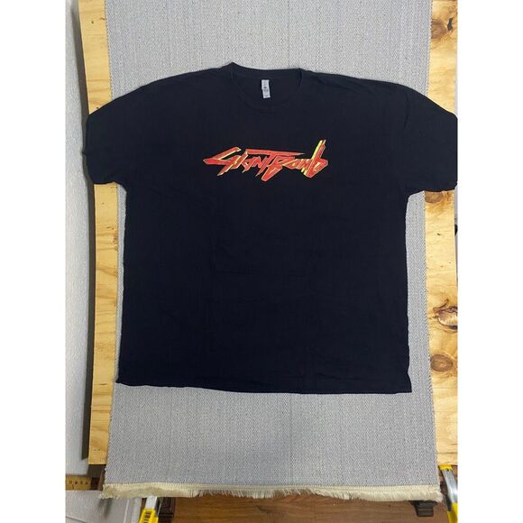 Giant Bomb Men's T-Shirt Video Game Website Merch Cyberpunk Logo 4XL Black - Picture 1 of 9
